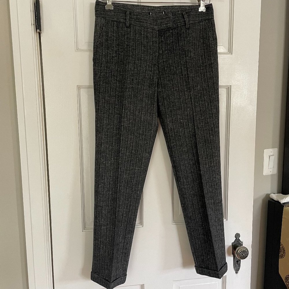 Women's Grey Wool Fully Lined Pants Size 6